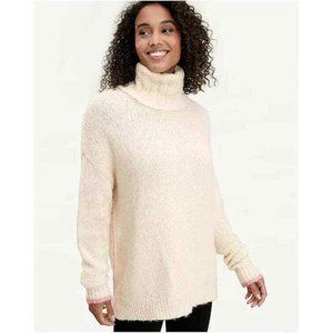 NWOT Splendid Women's Chalet Turtleneck Sweater Long Sleeve Ivory Size S